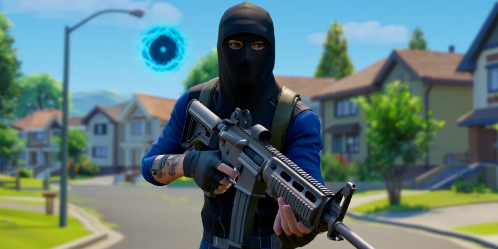 Fortnite battle-royle game
